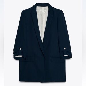 Zara Women’s Blazer with Rolled Up Sleeves